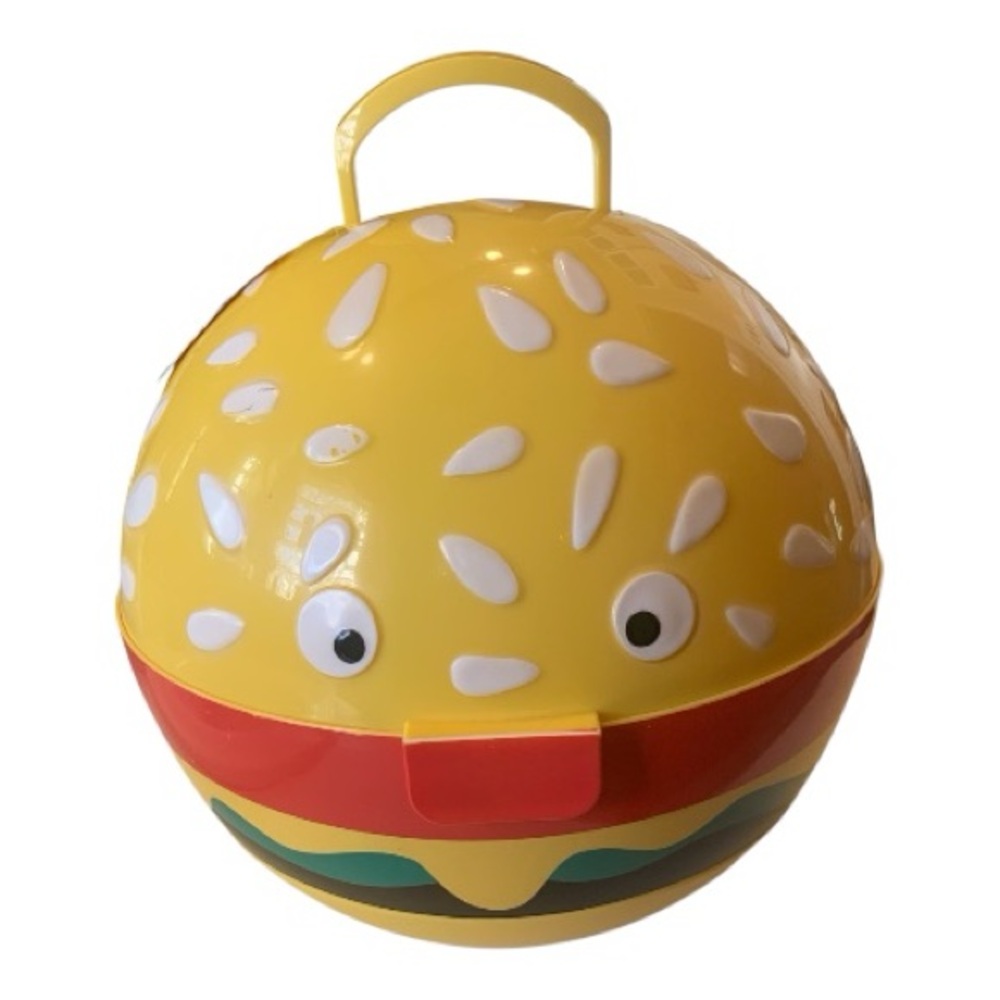 NWT Fun and Adorable Sun Squad Hamburger Grill Caddy Yellow Durable Plastic - Picture 4 of 12